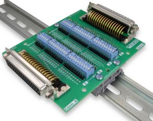 (image for) BTSD50-R-DIN Diagnostic Breakout Switch Board: DB50 Connector