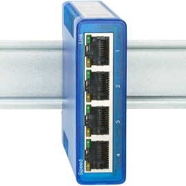 (image for) W&T 55614 Ethernet Switch Gigabit Industry, 4 Ports