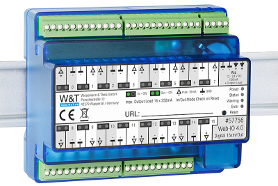 (image for) W&T 57756 Web-IO 4.0 Digital Logger 16xIn/Out