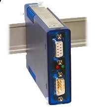 (image for) W&T Model 88205 - RS232 Isolator in DIN Rail Mount Housing